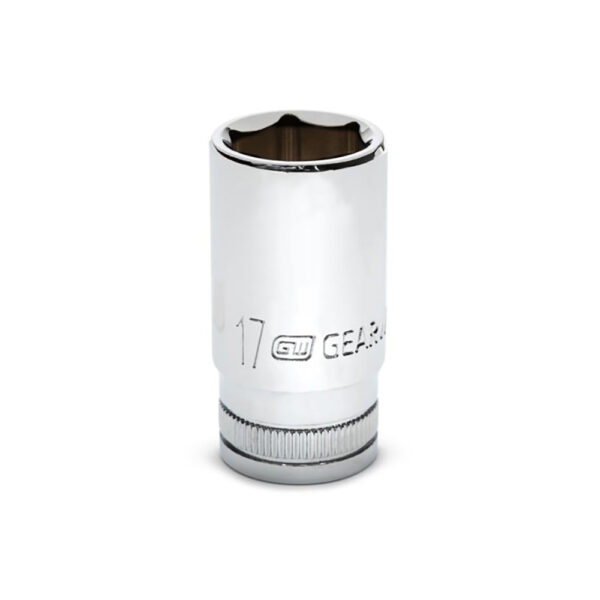 80399S-06 GearWrench 3/8'' Drive 6 Point Mid Length Metric Socket 17mm