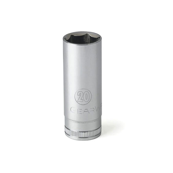 80406 GearWrench 3/8'' Drive 6 Point Deep Metric Socket 20mm