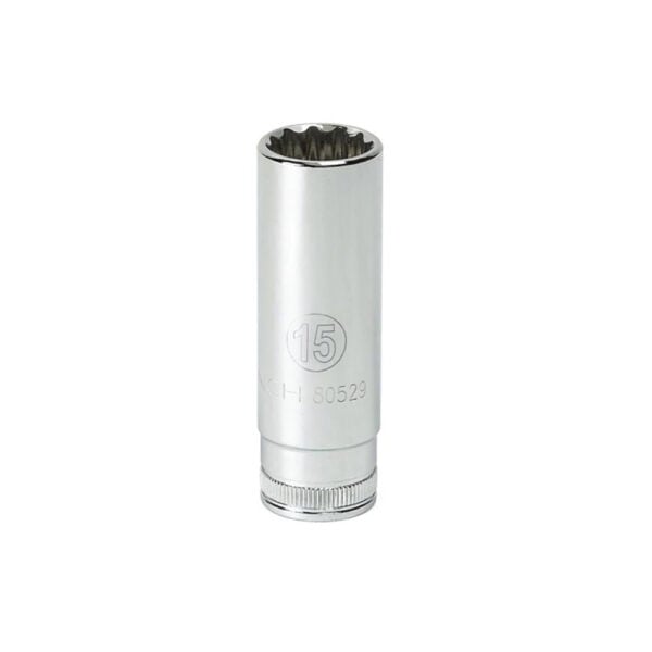 80522 GearWrench 3/8'' Drive 12 Point Deep Metric Socket 8mm