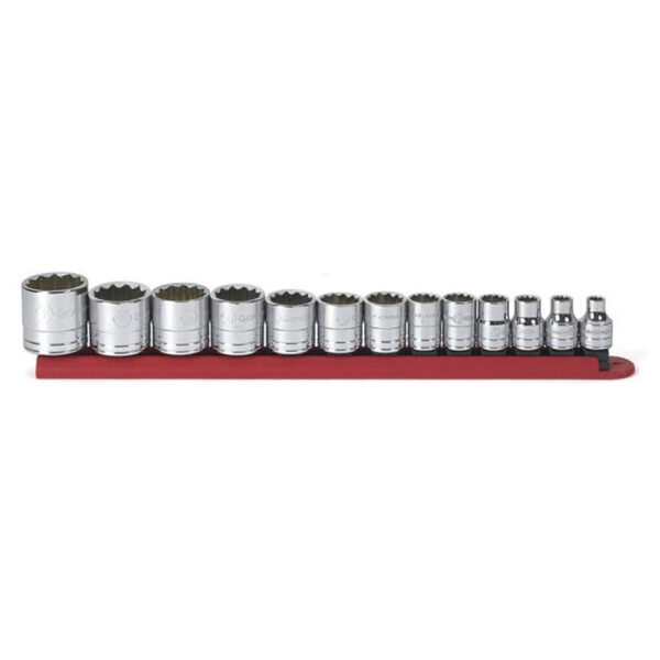 80561 GearWrench 13PC 3/8'' Drive 12 Point Standard SAE Socket Set