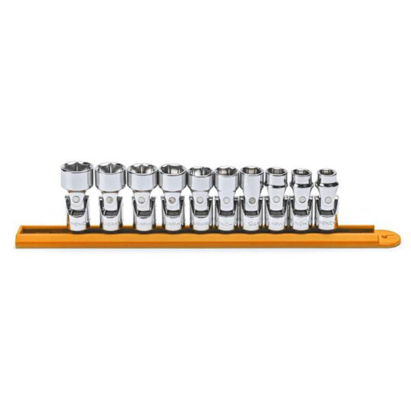 80565 GearWrench 10PC 3/8'' Drive 6 Point Flex Metric Socket Set
