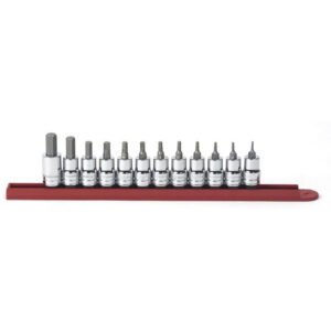 80581 GearWrench 12PC 3/8'' Drive Hex Bit SAE Socket Set