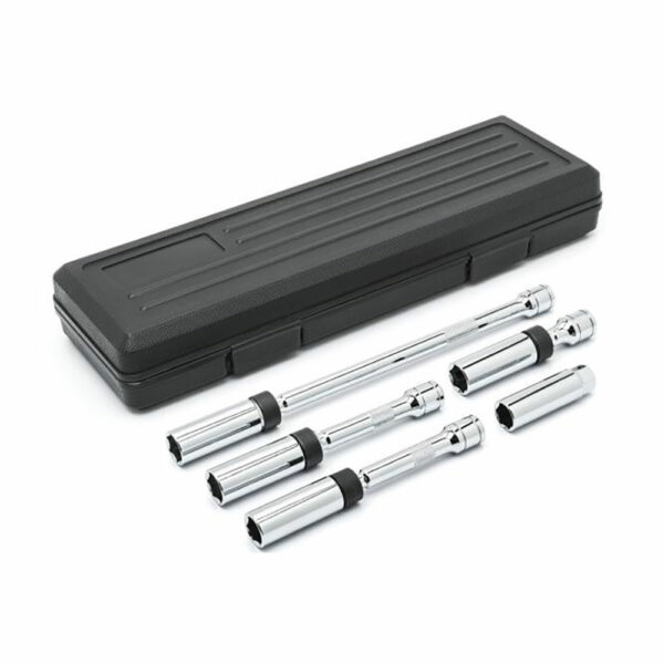 80601 GearWrench 3/8'' Drive 6 Point Magnetic Swivel Spark Plug Socket 5 Pc. Set