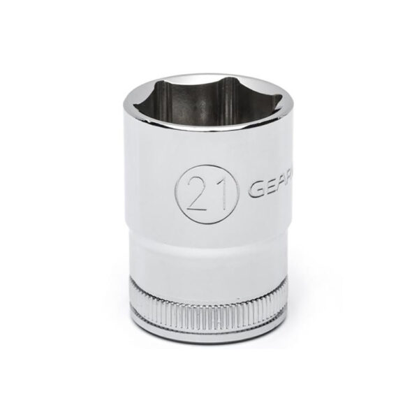 80633 GearWrench 1/2'' Drive 6 Point Standard Metric Socket 21mm