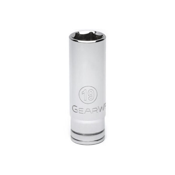 80646D GearWrench 1/2'' Drive 6 Point Deep Metric Socket 19mm