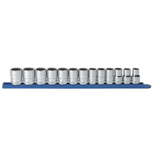 80710D GearWrench 1/2'' Drive 12 Point Standard Metric Socket 13PC Set
