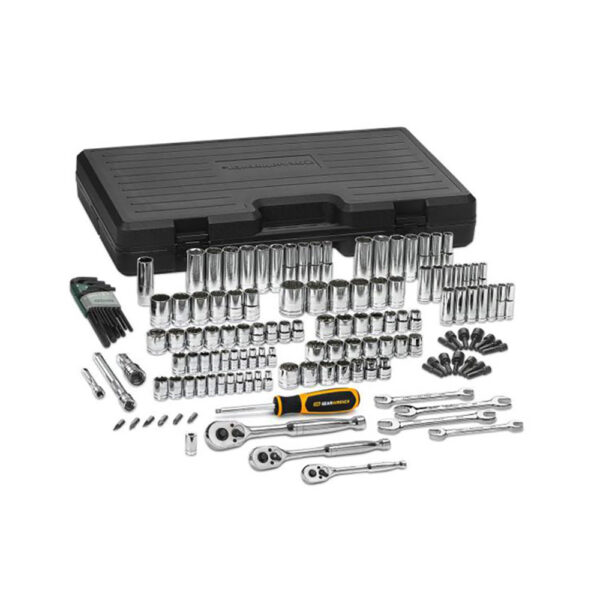 80931 GearWrench 1/4'', 3/8'' & 1/2'' Drive 6 & 12 Point Standard & Deep SAE/Metric Mechanics 141PC Tool Set