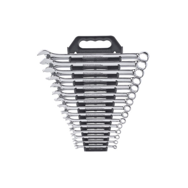 81901 GearWrench 15PC 12 Point Long Pattern Combination SAE Wrench Set