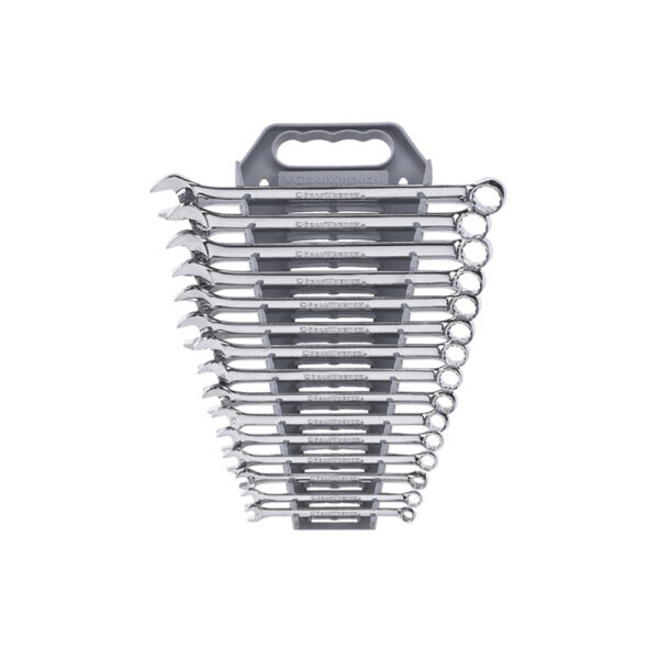 81902 GearWrench 15PC 12 Point Long Pattern Combination Metric Wrench Set