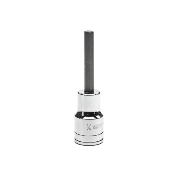 82555 GearWrench 1/2'' Drive Mid Length Hex Bit SAE Socket 1/4''