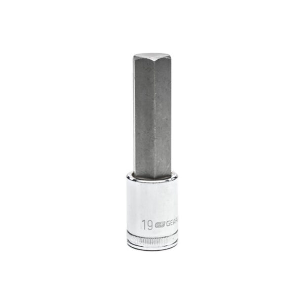 82577 GearWrench 1/2'' Drive Mid Length Hex Bit Metric Socket 19mm
