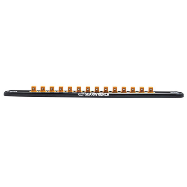 83127 GearWrench 3/8'' Drive Magnetic Socket Rail w/ 14 Clips