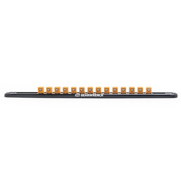 83128 GearWrench 1/2'' Drive Magnetic Socket Rail w/ 14 Clips