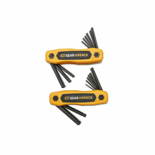 83511 GearWrench Ball End Folding Hex Key 17PC Set SAE/Metric