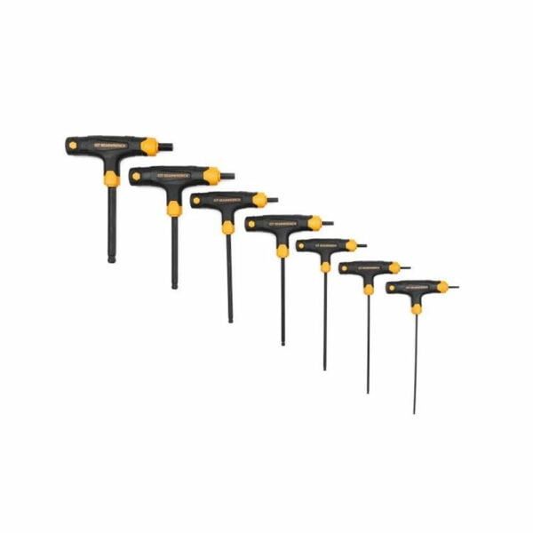 83516 GearWrench T-Handle Ball End Hex Key 7PC Set Metric