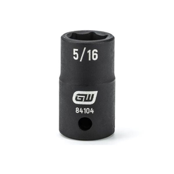 84104 GearWrench 1/4'' Drive 6 Point Standard Impact SAE Socket 5/16''