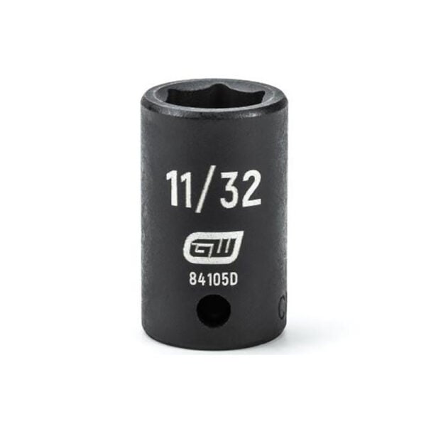 84105D GearWrench 1/4'' Drive 6 Point Standard Impact SAE Socket 11/32''