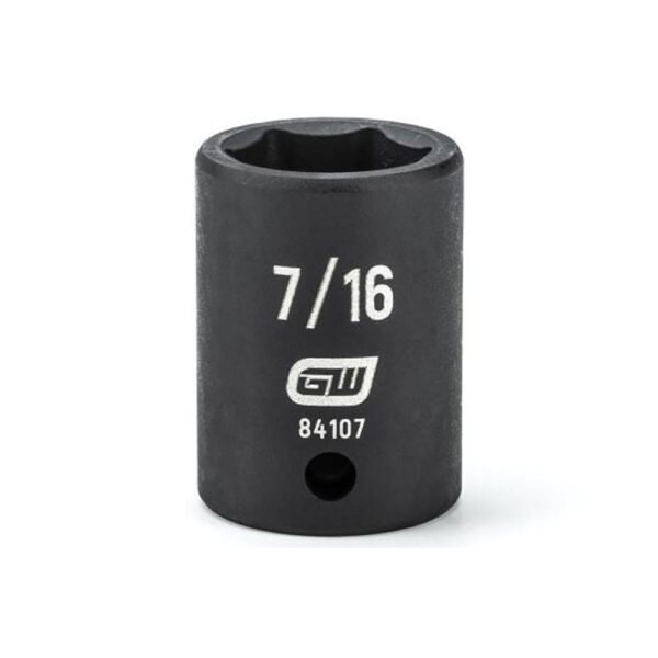 84107 GearWrench 1/4'' Drive 6 Point Standard Impact SAE Socket 7/16''