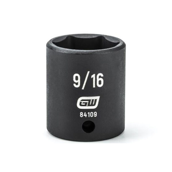 84109 GearWrench 1/4'' Drive 6 Point Standard Impact SAE Socket 9/16''