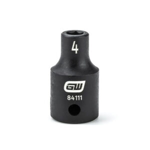 GearWrench 1/4'' Drive Standard Impact Metric Sockets