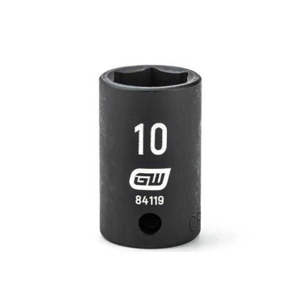 84119 GearWrench 1/4'' Drive 6 Point Standard Impact Metric Socket 10mm