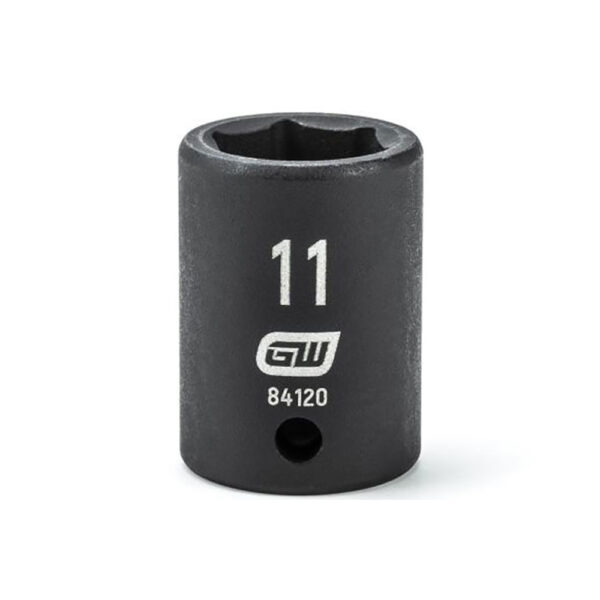 84120 GearWrench 1/4'' Drive 6 Point Standard Impact Metric Socket 11mm