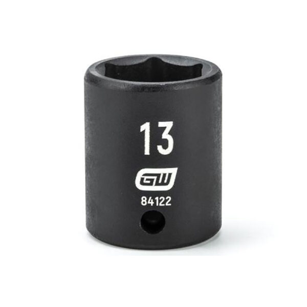 84122 GearWrench 1/4'' Drive 6 Point Standard Impact Metric Socket 13mm
