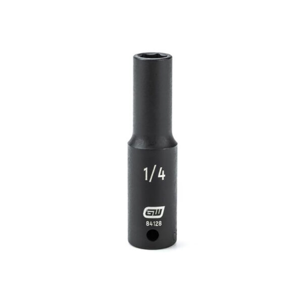 84128 GearWrench 1/4'' Drive 6 Point Deep Impact SAE Socket 1/4''