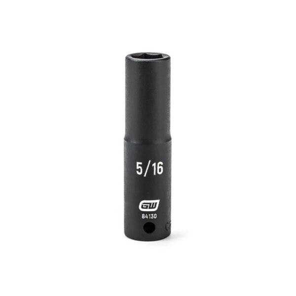 84130 GearWrench 1/4'' Drive 6 Point Deep Impact SAE Socket 5/16''