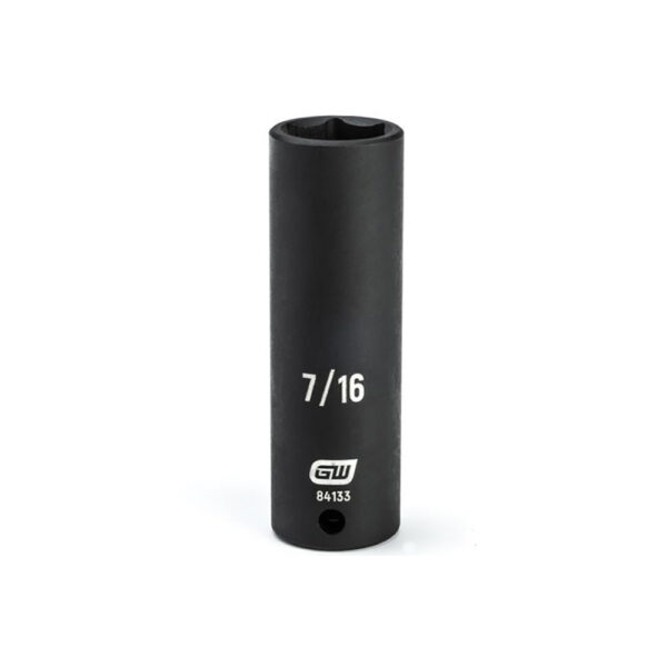 84133 GearWrench 1/4'' Drive 6 Point Deep Impact SAE Socket 7/16''