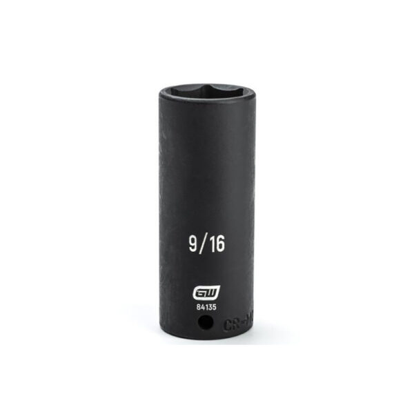 84135 GearWrench 1/4'' Drive 6 Point Deep Impact SAE Socket 9/16''