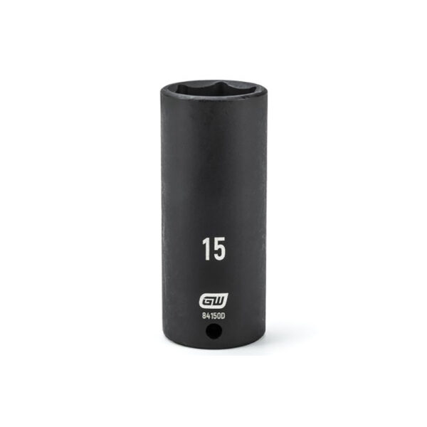 84150D GearWrench 1/4'' Drive 6 Point Deep Impact Metric Socket 15mm