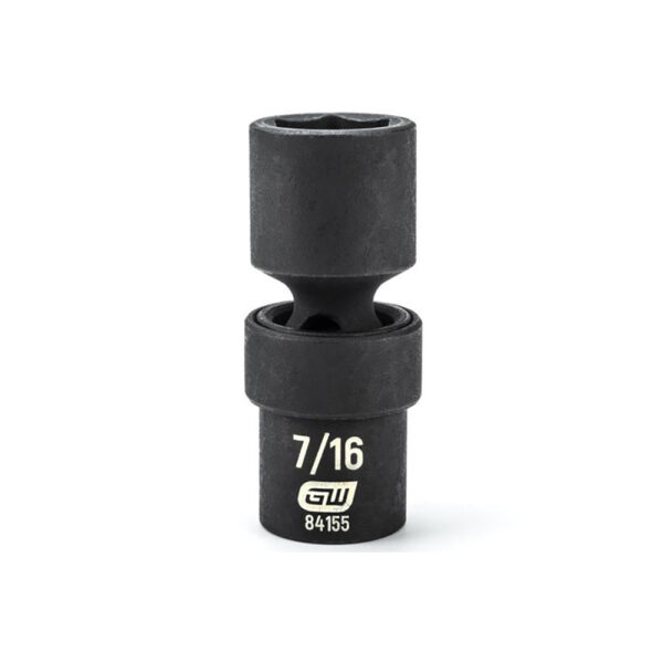 84155 GearWrench 1/4'' Drive 6 Point Standard Universal Impact SAE Socket 7/16''