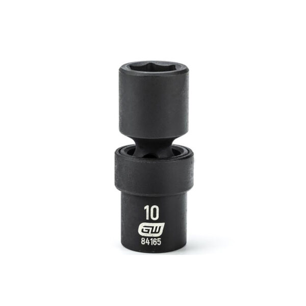 84165 GearWrench 1/4'' Drive 6 Point Standard Universal Impact Metric Socket 10mm