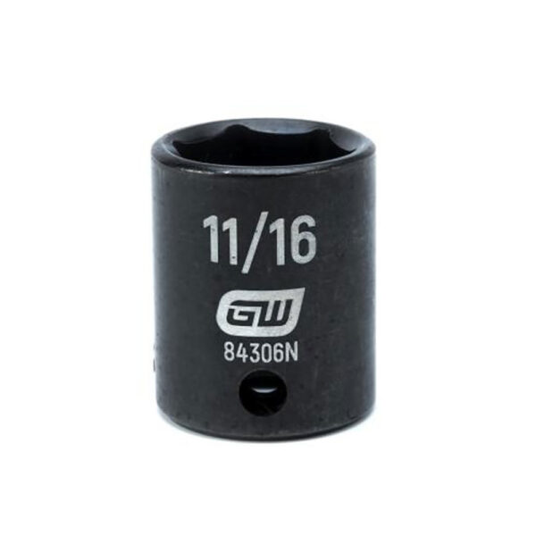 84306N GearWrench 3/8'' Drive 6 Point Standard Impact SAE Socket 11/16''