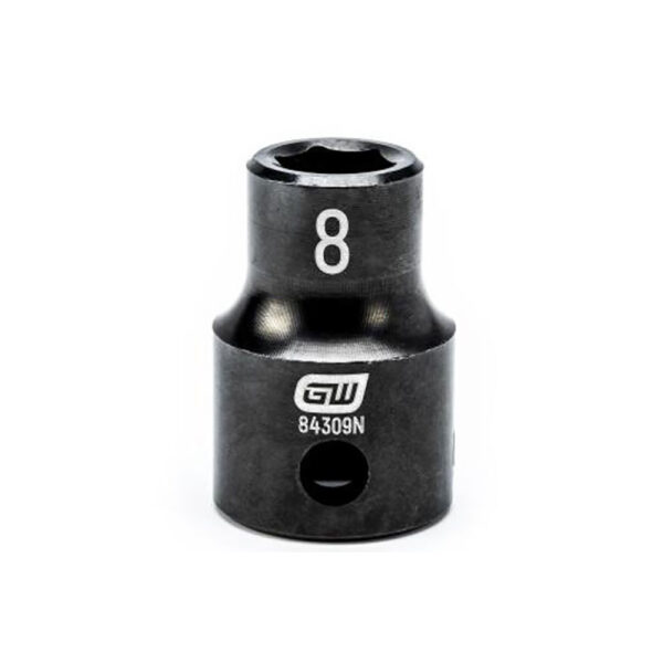 84309N GearWrench 3/8'' Drive 6 Point Standard Impact Metric Socket 8mm