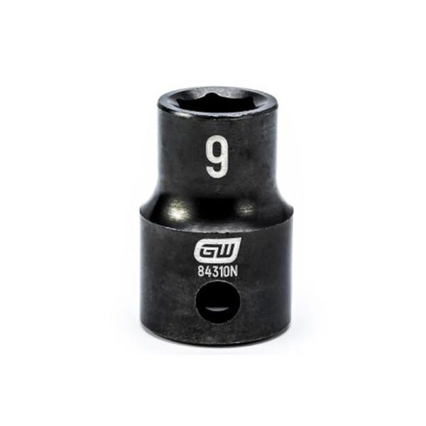 84310N GearWrench 3/8'' Drive 6 Point Standard Impact Metric Socket 9mm