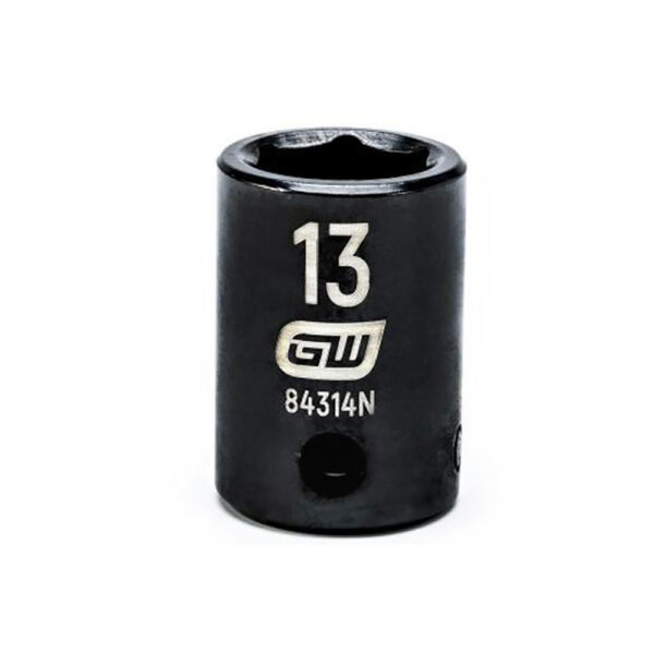 84314N GearWrench 3/8'' Drive 6 Point Standard Impact Metric Socket 13mm