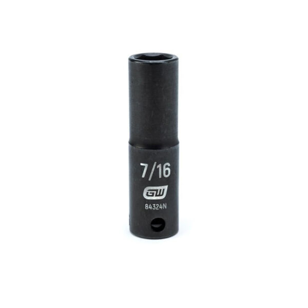 84324N GearWrench 3/8'' Drive 6 Point Deep Impact SAE Socket 7/16''