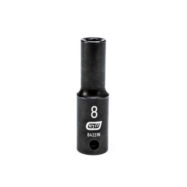 84331N GearWrench 3/8'' Drive 6 Point Deep Impact Metric Socket 8mm
