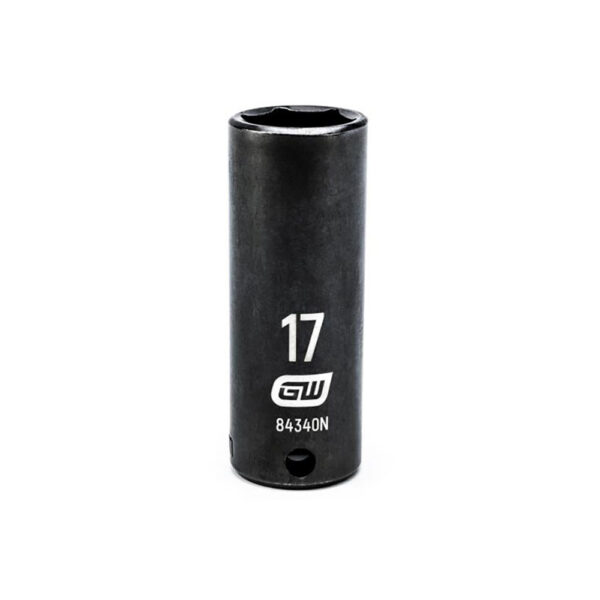 84340N GearWrench 3/8'' Drive 6 Point Deep Impact Metric Socket 17mm