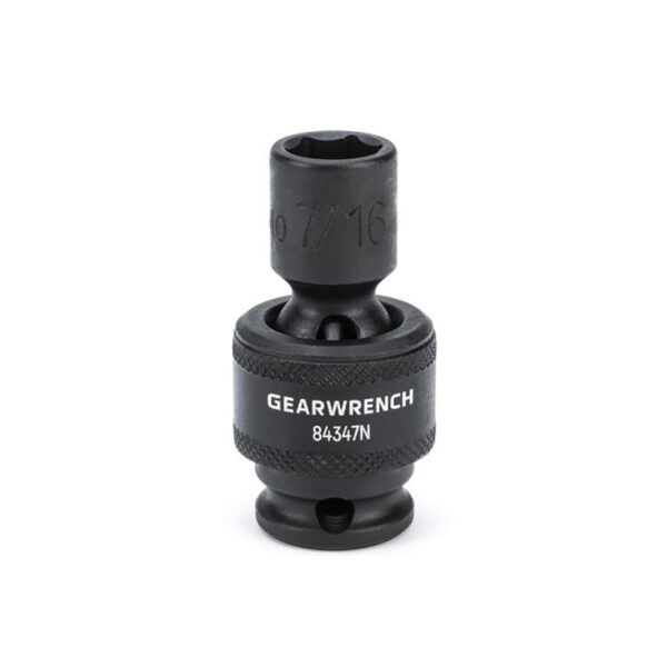84347N GearWrench 3/8'' Drive 6 Point Standard Universal Impact SAE Socket 7/16''