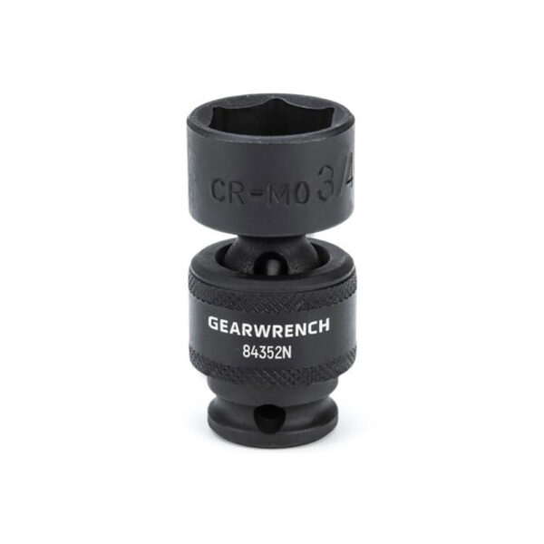 84352N GearWrench 3/8'' Drive 6 Point Standard Universal Impact SAE Socket 3/4''