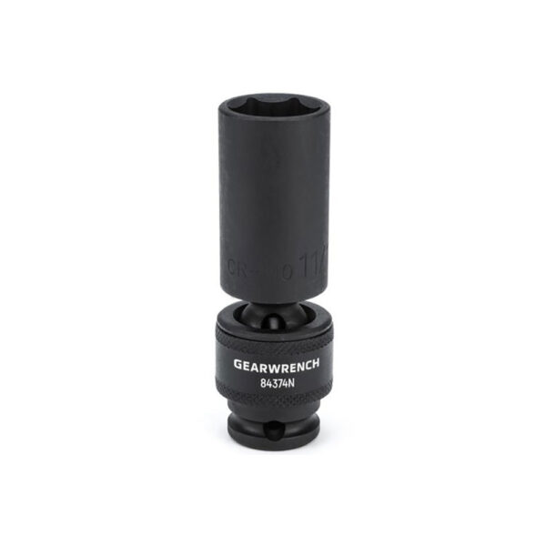 84374N GearWrench 3/8'' Drive 6 Point Deep Universal Impact SAE Socket 11/16''