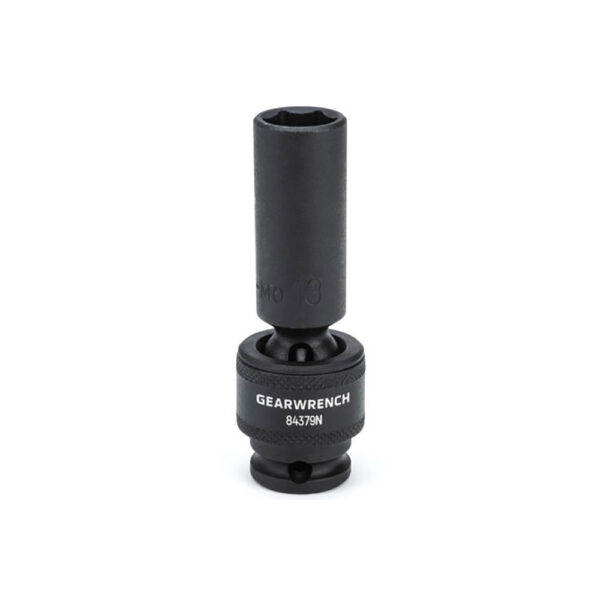 84379N GearWrench 3/8'' Drive 6 Point Deep Universal Impact Metric Socket 13mm