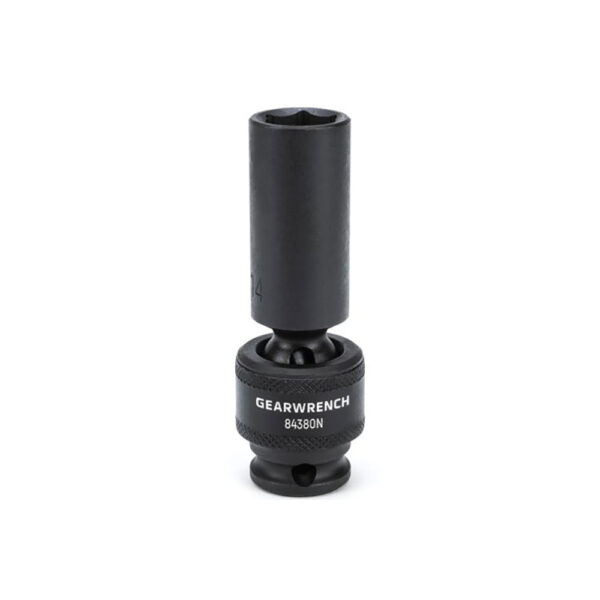 84380N GearWrench 3/8'' Drive 6 Point Deep Universal Impact Metric Socket 14mm