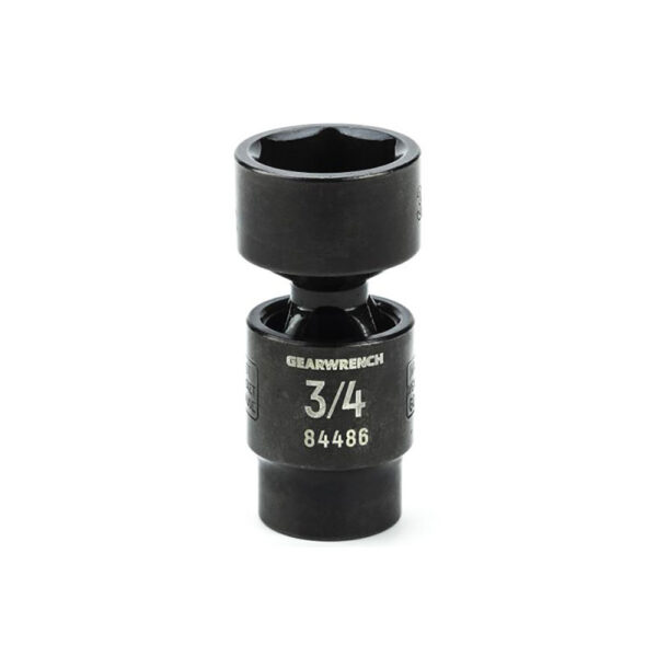 84486 GearWrench 3/8'' Drive 6 Point Standard X-Core Pinless Impact Universal SAE Socket 3/4''