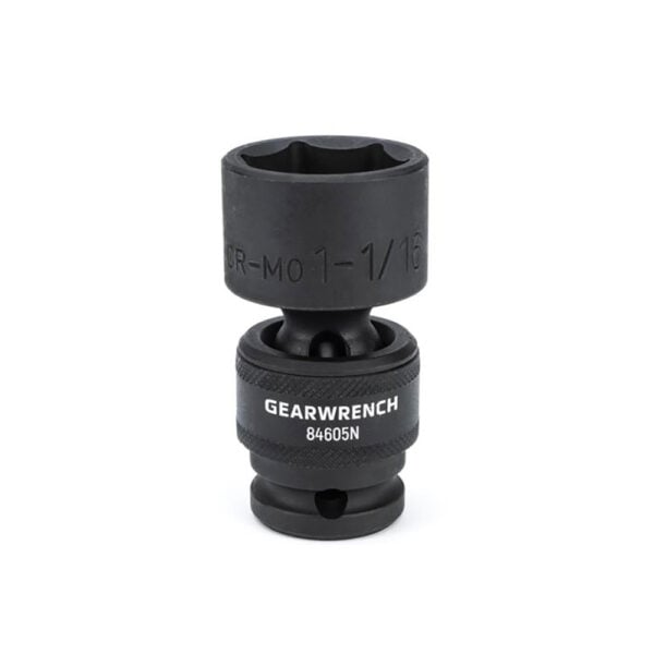 84605N GearWrench 1/2'' Drive 6 Point Standard Universal Impact SAE Socket 1-1/16''