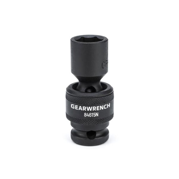 84615N GearWrench 1/2'' Drive 6 Point Standard Universal Impact Metric Socket 15mm