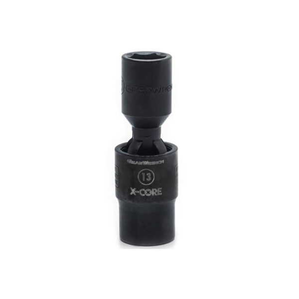 84723 GearWrench 1/2'' Drive 6 Point Standard X-Core Pinless Impact Universal Metric Socket 13mm